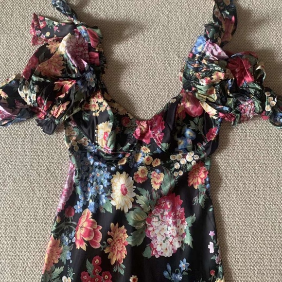 NEW Selkie The Puck Poet Slip Midi Dress - Picture 8 of 15